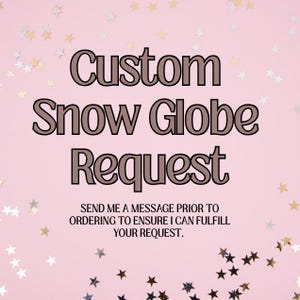 Custom Snow Globe Tumbler: Handmade Personalized Drinkware