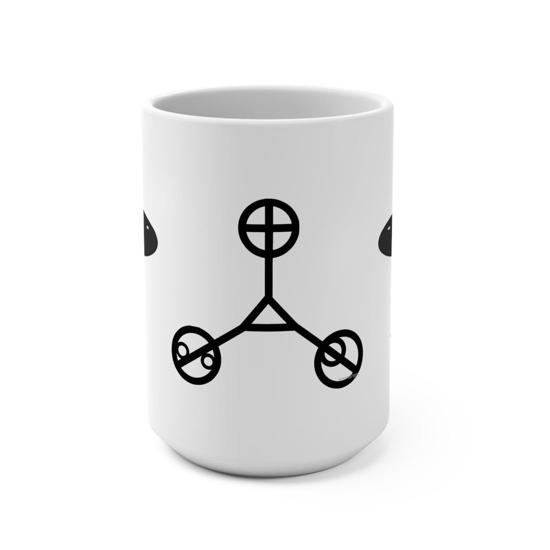 Alien Symbol 15oz Mug: Sci-fi Coffee Cup, Quirky Kitchenware - Etsy