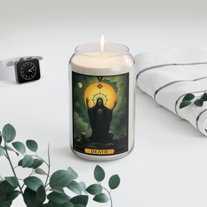Candela profumata "Morte" Carta dei Tarocchi da 425 ml - Oltre 70 ore di combustione!