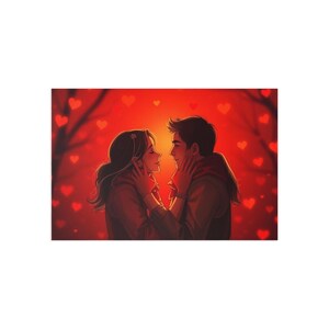 Romantic Fine Art Postcards - Love Notes for Couples, Heartfelt Gifts for Valentine's Day, Wedding Invitations, Anniversaries, Love Letters,
