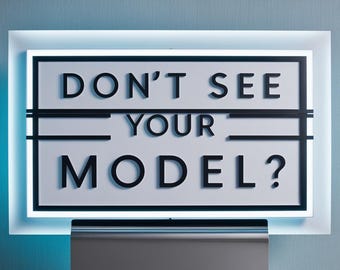 Request model display plaque  *model not included