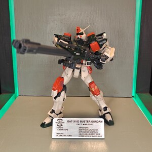 Buster Gundam display plaque Gunpla *model not included image 2
