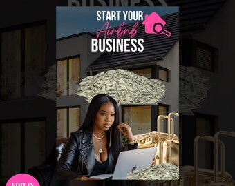 Airbnb eBook, PLR ebook | Master Resell Rights,Done For You Ebook, Add your brand and Resell, eBook template, PLR MRR ebook, Ebook Template