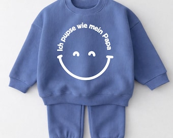 Ich pupse wie mein Papa,  Persönliches Geschenk zur Geburt – Emotionales Baby Set – Besonderes Geburtsgeschenk