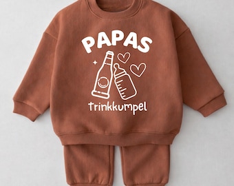 PapasTrinkkumpel,  Persönliches Geschenk zur Geburt – Emotionales Baby Set – Besonderes Geburtsgeschenk
