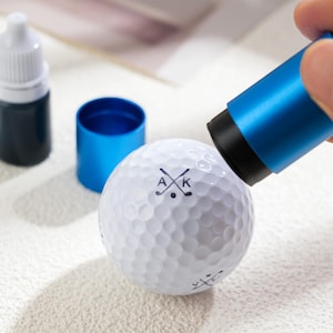 Custom Golf Ball Stamp,Monogram Golf Ball Stamp,Personalized Ball Stamp,Golf Accessories,Ink Ball Stamp,Gift for Golfer,Fathers Day Gift