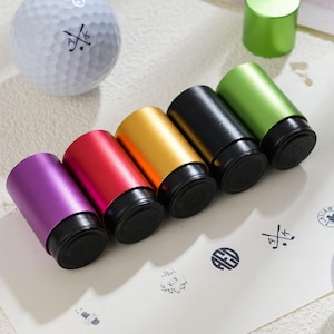 Custom Golf Ball Stamp,Monogram Golf Ball Stamp,Personalized Ball Stamp,Golf Accessories,Ink Ball Stamp,Gift for Golfer,Fathers Day Gift