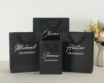 Bolsa de regalo personalizada para padrinos de boda: recuerdo de boda personalizado