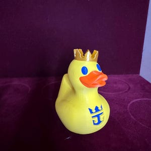 3D Printed Yellow Royal Caribbean Cruise Duck: Collectible Cruising Gift Collectable 4 inch