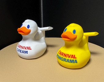 Carnival inspired Cruise Duck with Wing. 3d Printed Cruise Ship inspired Duck Hide Game Cruise Souvenir Collector Jeep Ducking Gift