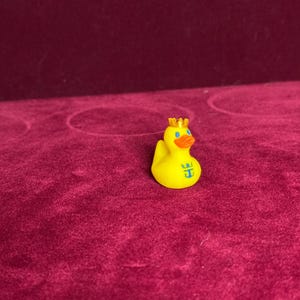 3D Printed Yellow Royal Caribbean Cruise Duck: Collectible Cruising Gift Micro 1 inch Size