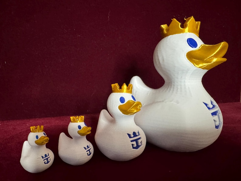 3D Printed Royal Caribbean Cruise Duck: Collectible Cruising Gift image 2