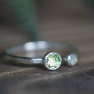 Double Gemstone Ring