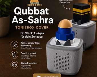 Al-Aqsa Cover für Kreativ-Tonies | Qubbat As-Sahra, Zubehör für Toniebox