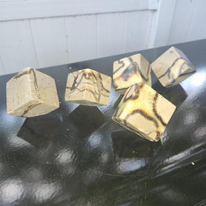 Septarian stone balancing cube! 7 ounces, 2 inches