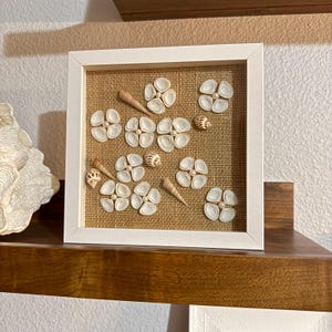 Bohemian Art | Genuine Hand made | Original Framed Seashell Art | Boho Art | Coastal Decor | Beach Art | Gallery Wall Art | Home Deco
