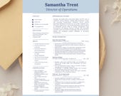 Leadership Resume Kit: ATS-Friendly Director-Level Template & Matching Cover Letter for Job Success