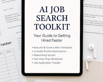 Job Search Toolkit: ATS-Friendly Resume & Cover Letter, LinkedIn Scripts, Job Tracker for Career Success