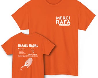 Merci Rafa Shirt, Rafael Nadal Thank For The Memories T-Shirt, Rafael Nadal Unisex T-shirt