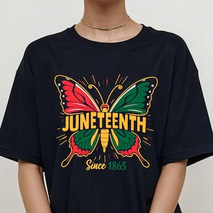 Juneteenth Black History Power Since 1865 T-Shirt, Juneteenth Black History Unisex T-shirt