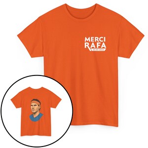 Merci Rafa 25 05 2025-T-shirt, Rafael Nadal-T-shirt uniseks