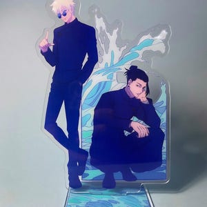 Suguru Geto & Satoru Gojo | Yaoi BL | Acrylic standee figurine | Anime Acrylic standee JJK figure | trinkets