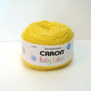 Caron Baby Cakes Yarn Duckling Yellow