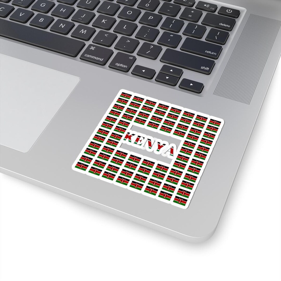 Kenya Flag Sticker African Pride, African Flag Decal, Laptop Decal ...