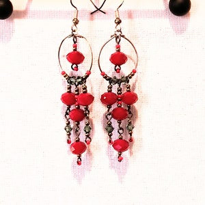 Beaded Chandelier Earrings