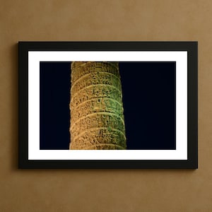 Marcus Aurelius Column Photography - Roma - Stoicism- Philosopher Emperor - Inspirational Wall Decor