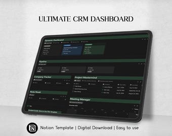 Modello Notion per la dashboard di gestione delle relazioni con i clienti