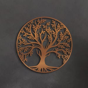 Tree of Life Metal Wall Decor, Oversized Tree Metal Wall Art, Nature Inspired, Farmhouse Wall Art, Pine Tree Decor, Nature Art, Modern Decor