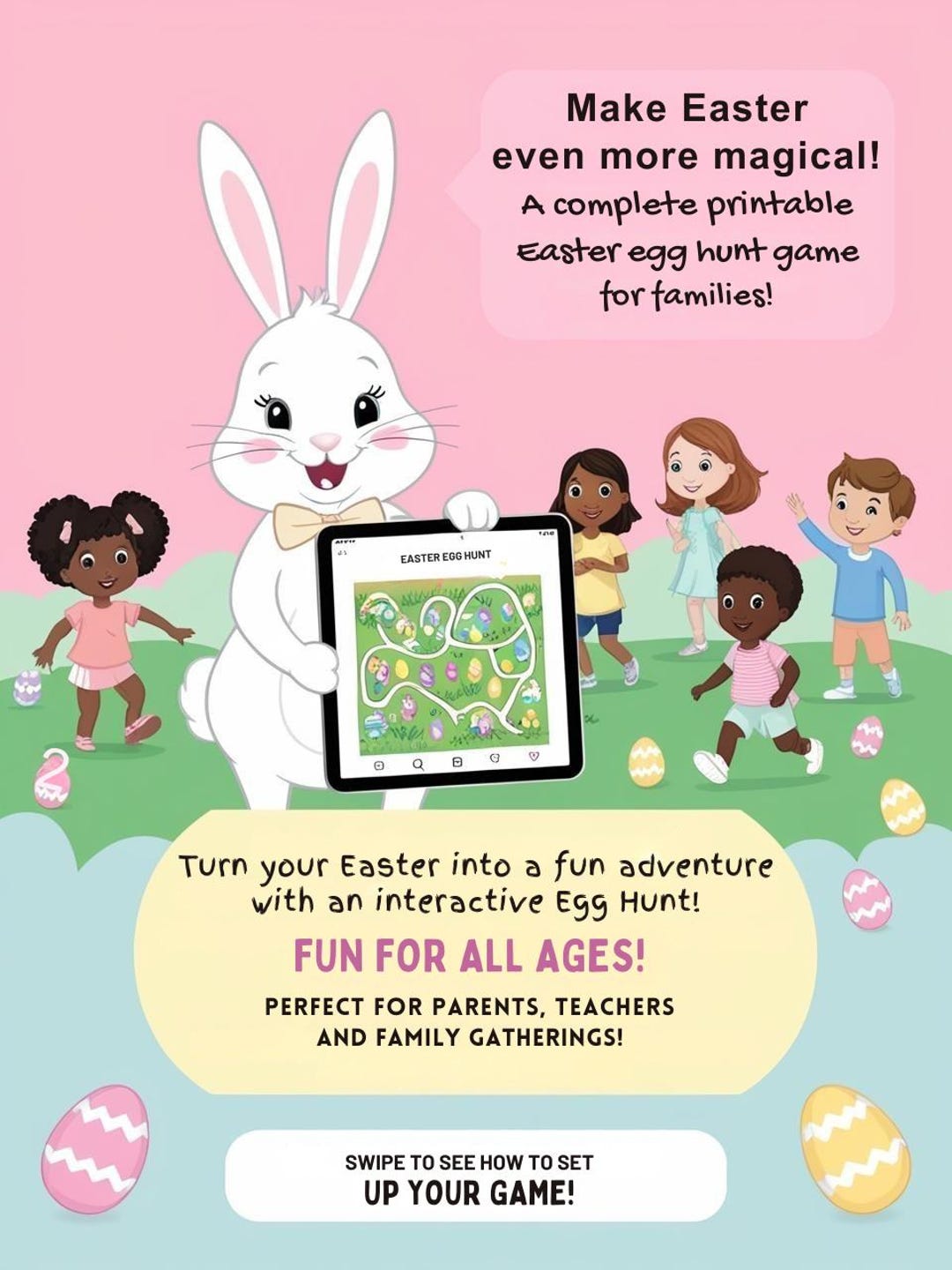 Premium Printable Easter Egg Hunt Kit – Fun Easter Game for Kids ...