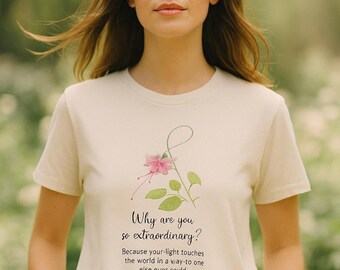 Garment-Dyed Cotton Graphic Tee: Unisex Gift Shirt