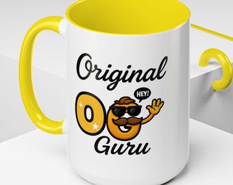 Mug papa donut drôle : tasse à café moustache, cadeau d'anniversaire