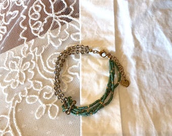 Boho Perlen Armband: MIYUKI Glas, Kristalle, Süßwasserperlen, handgefertigte Ornamente, personalisiertes Geschenk, Weihnachtsgeschenke
