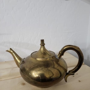 Vintage Brass Teapot from India