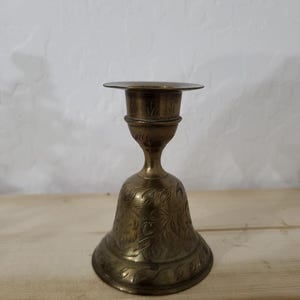 Vintage Brass Candlestick Holder