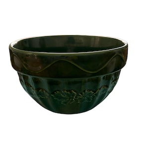 Mid Century Haeger Pottery Pedestal Planter – Green Vintage Glossy Ceramic – Mother’s Day Gift – Retro Home Decor