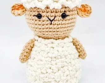 Crochet Ambroise Sheep Amigurumi PDF Pattern, Crochet Ambroise Sheep