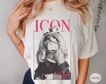 Disniy Mup pets Miss Pig gy Icon Poster Png, Family Matching Tee Disniylnd Trip Gift Png, Mup pets Miss Pig gy Icon Girls Trip Png