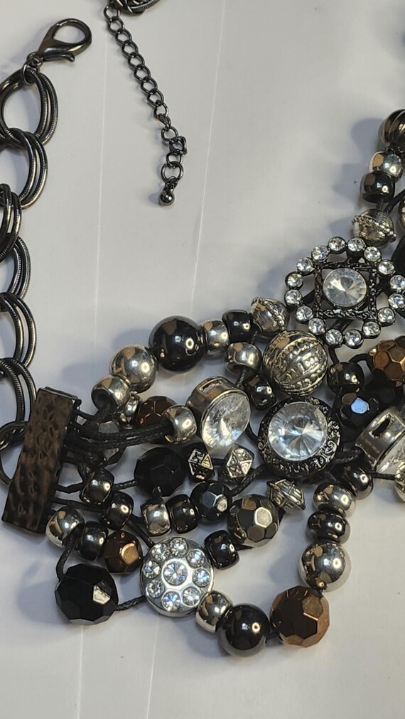 Vintage, Statement, Bib, Necklace, Unsigned, Huge… - image 6