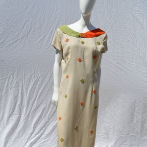 Falda y vestido Lote de 2 prendas de los años 50: una fa…