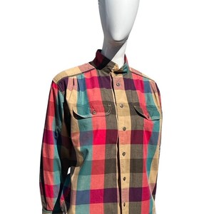 Blusa de cuadros roja store
