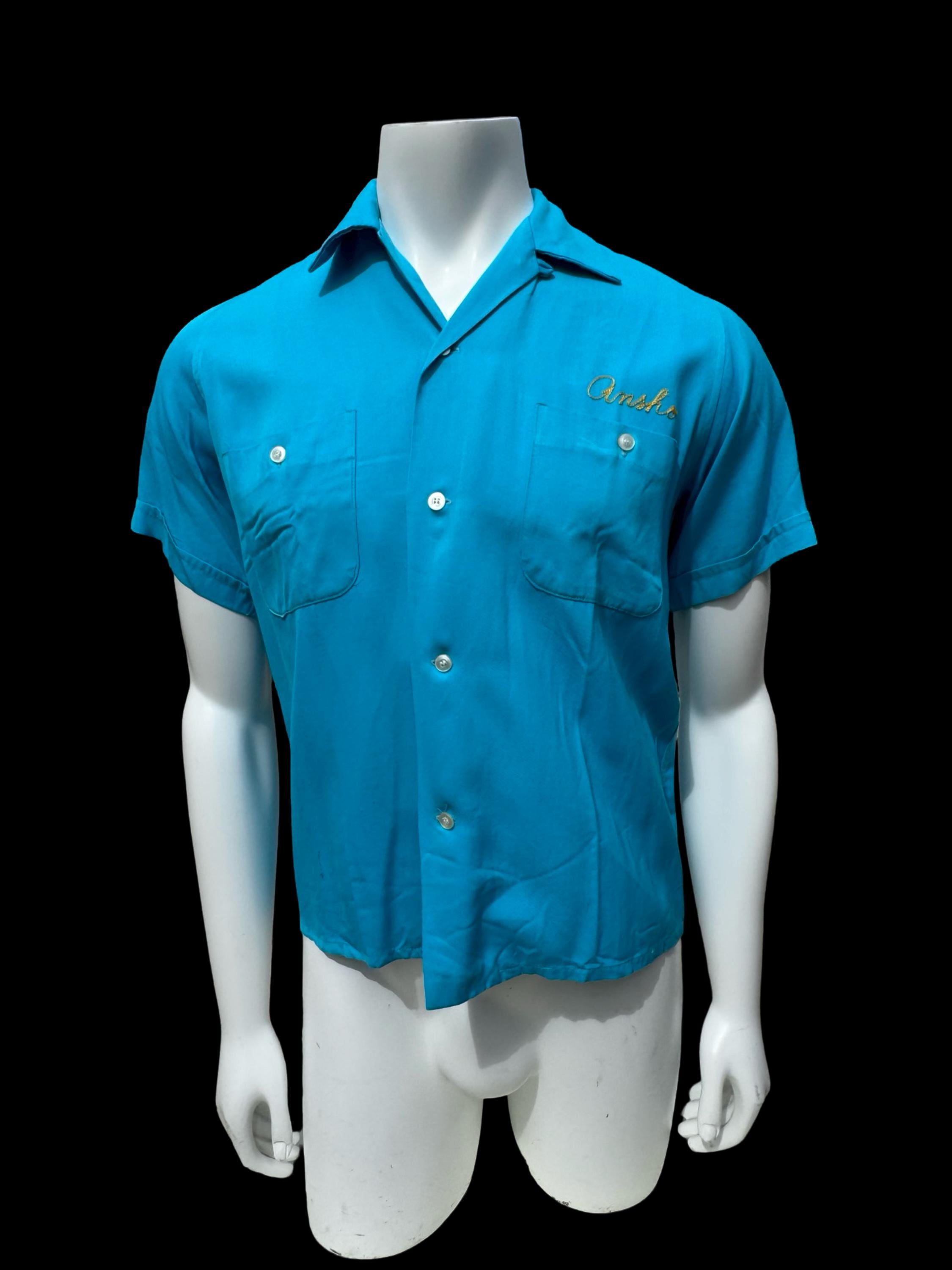ウェア・シャツ 50's Malbolo Bowling Rayon Shirt ウェア・シャツ