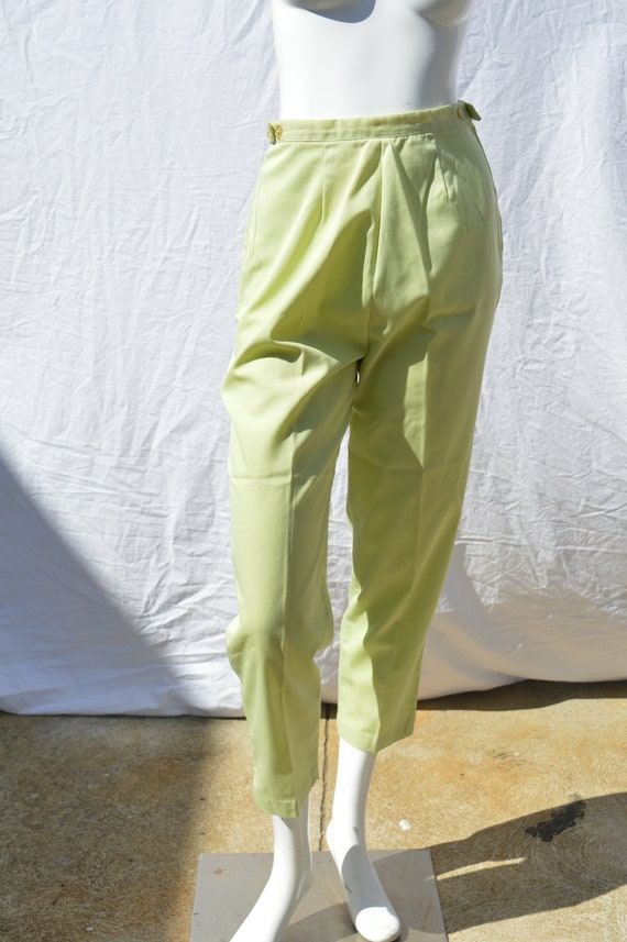 Vintage Dead Stock Never Worn 60's MOD CATALINA Capri Pants Clam Diggers  Lime Green Mid Century Size 6-8 Adjustable Waist by Thekaliman -  Canada