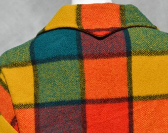 ジャケット・アウター 1950s 60s PENNYS WOOL SPORT JACKET Vintage 50-60's PENNY'S Sports Outwear Men's Plaid Wool Shirt