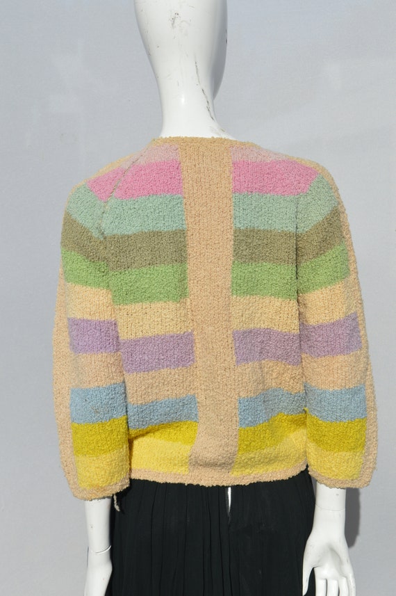 Vintage 60's ILARIA Hand Knitted sweater Italian … - image 6