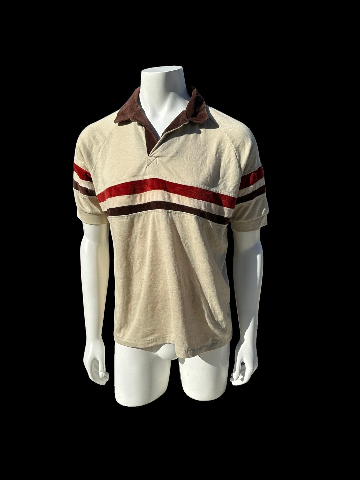 Velour Polo Shirt - Etsy Canada