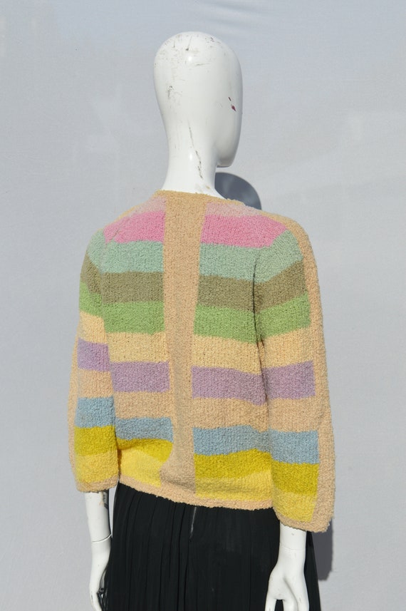 Vintage 60's ILARIA Hand Knitted sweater Italian … - image 5